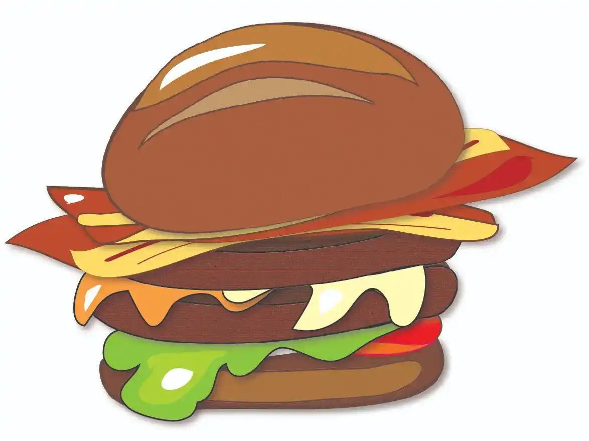 Burger by Susan FLuegel